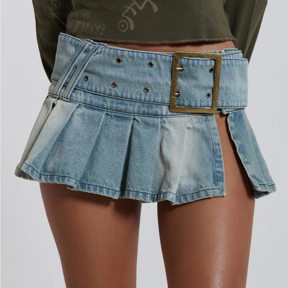 Jaded London Ludlow Denim Skirt NWT